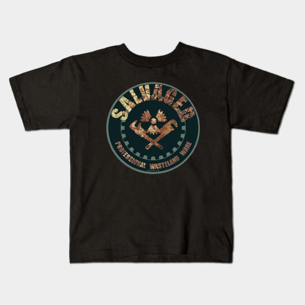 SALVAGED WARE RUST Kids T-Shirt by SALVAGED Ware